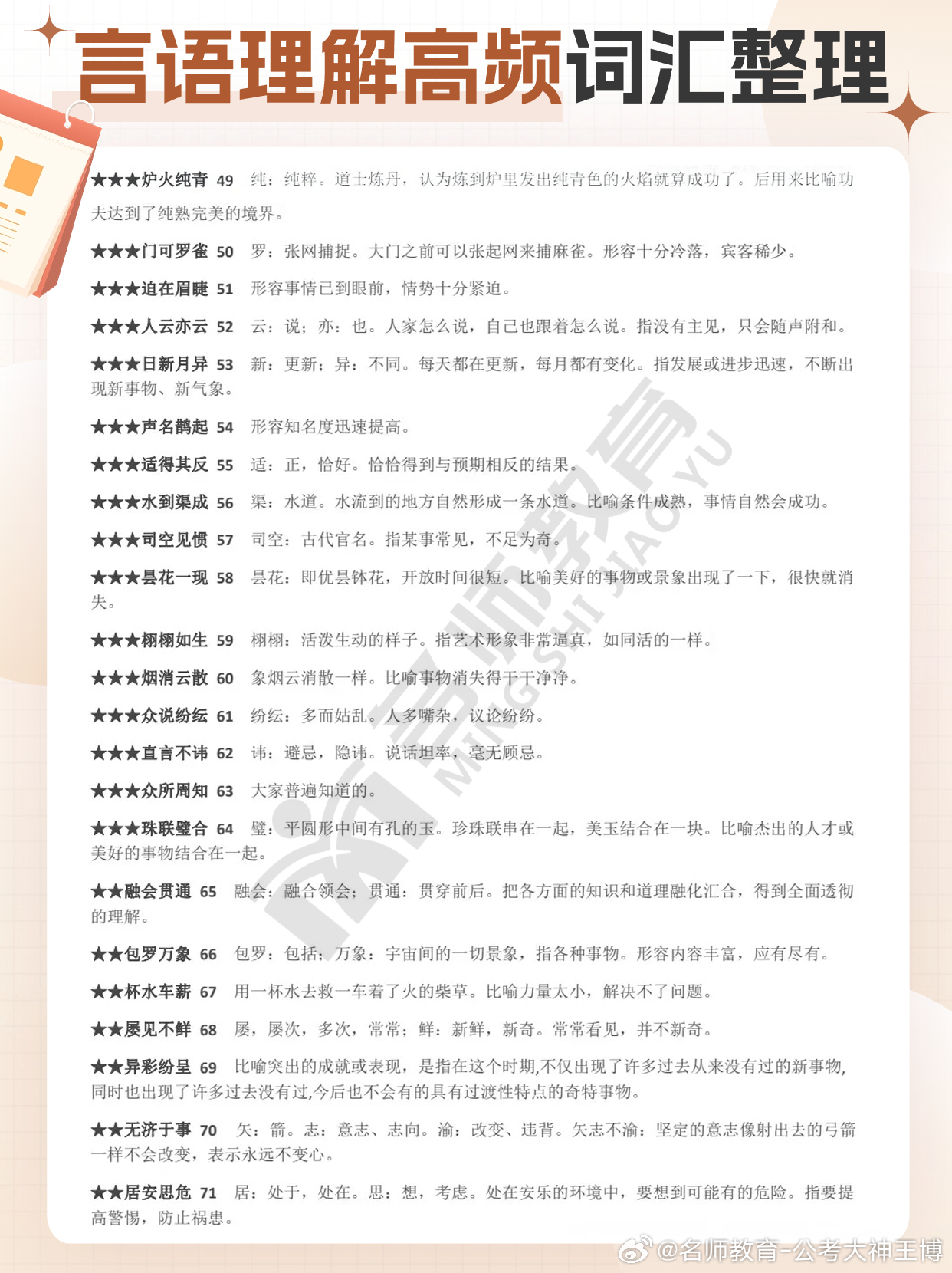 公务员高频词汇详解指南