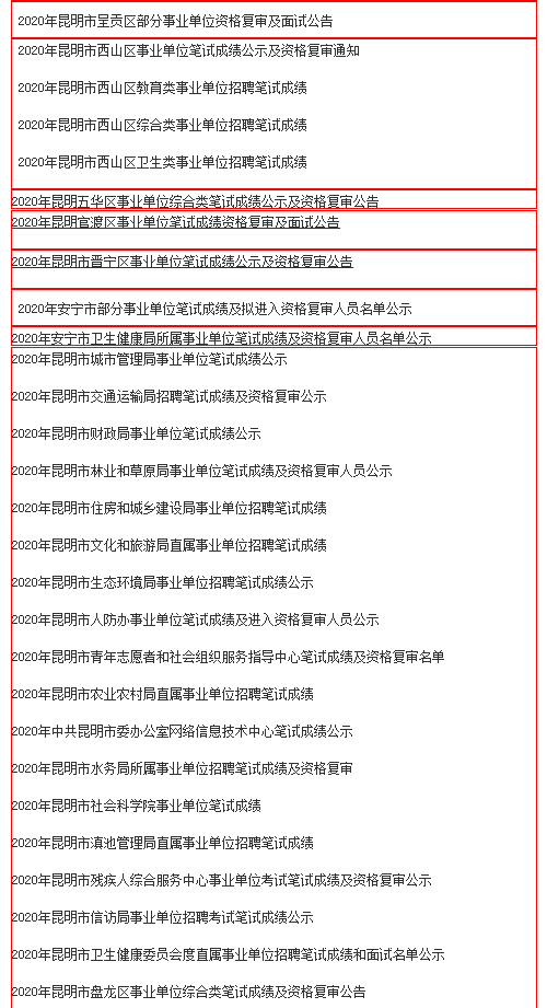 昆明事业单位面试公告发布及解读分析