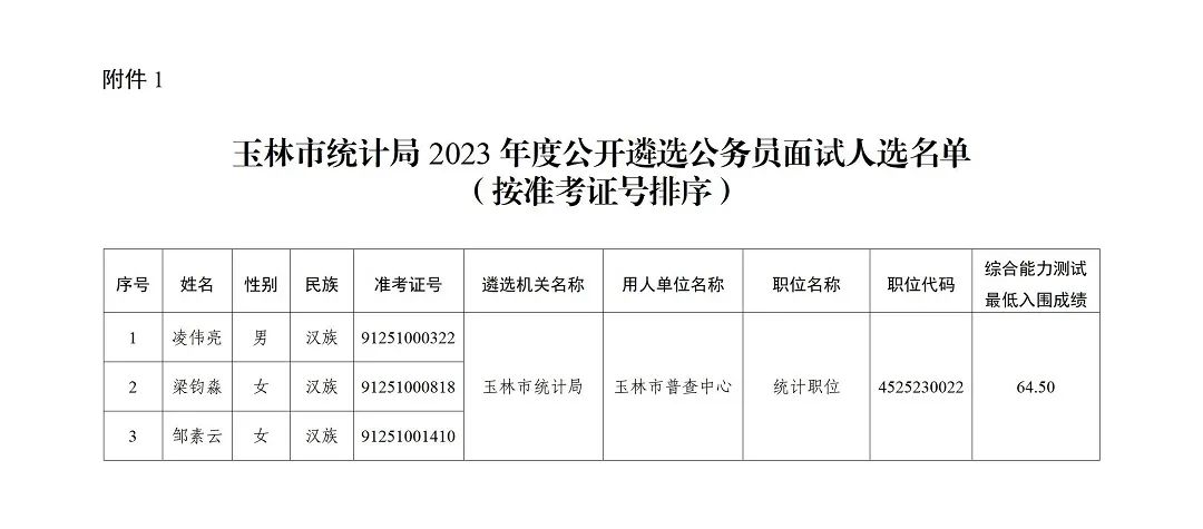 广西公务员考试面试公告详解及解析