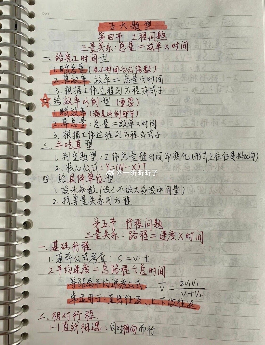 行测重点总结概览