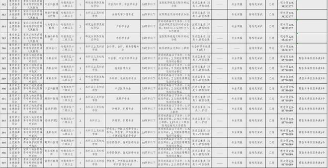 重磅，2024年重庆事业单位招聘岗位表全景概览